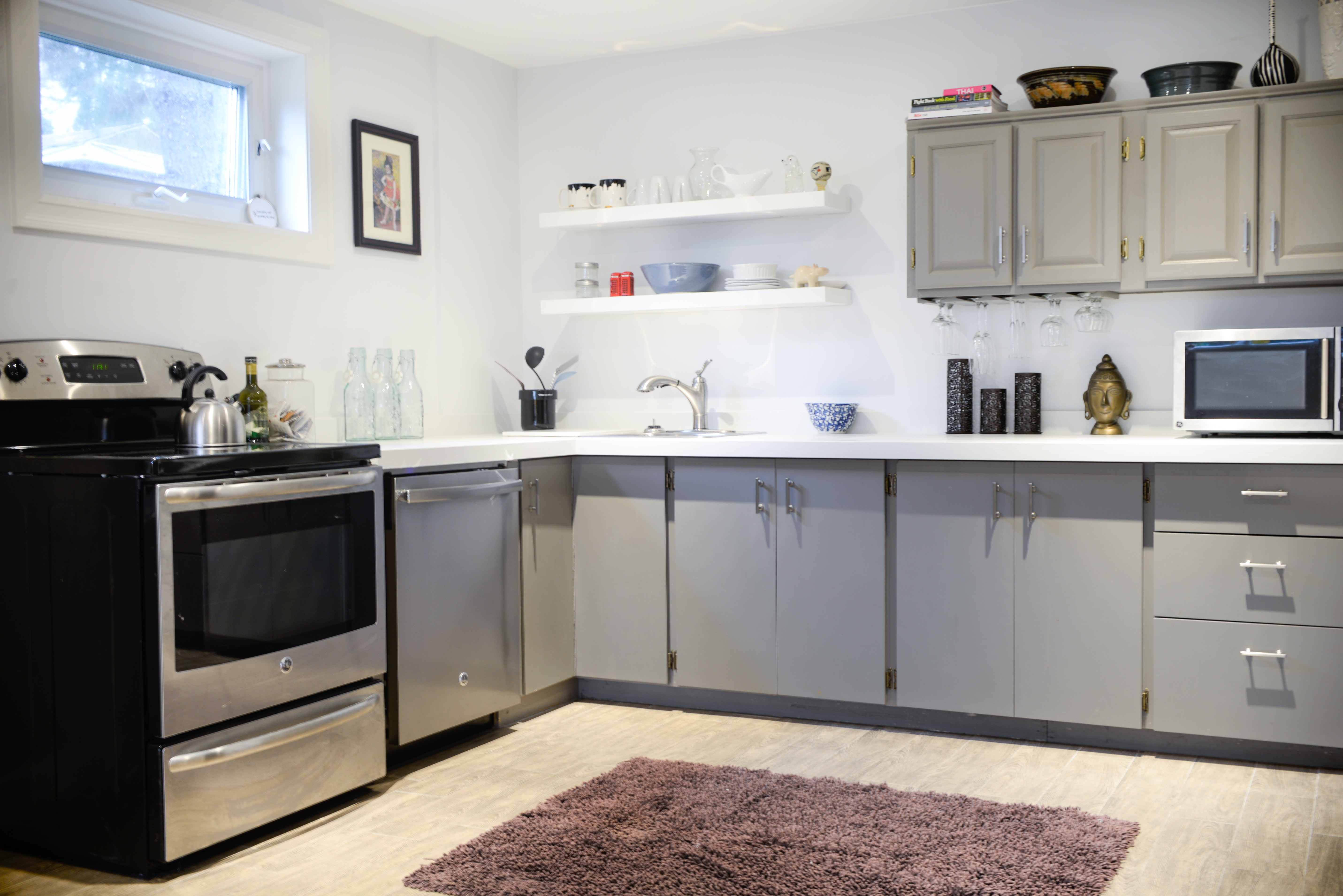 House Tour A Small, Minimal Basement Studio Apartment Apartment Therapy